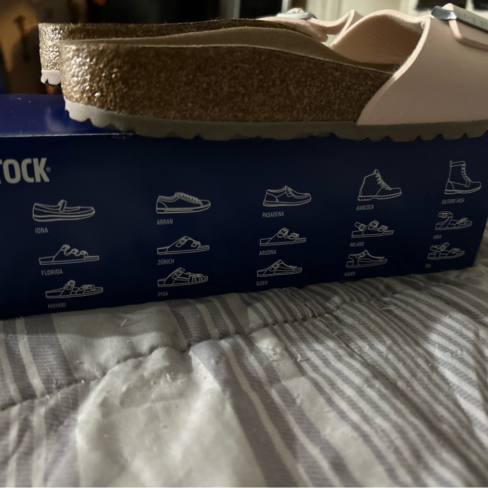 Birkenstock MADRID Sandals in Soft Rose (LIGHT PINK) US Size 7-7.5 BRAND NEW BOX - Picture 13 of 16